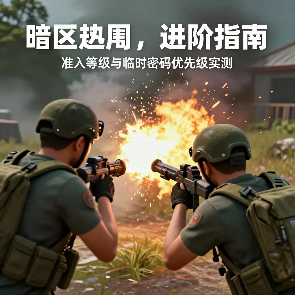 暗区突围跑刀战术地图 准入等级与撤离点优先级标注